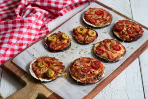 Mini-pizzas-de-berenjena harina yolanda