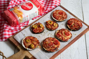 Mini-pizzas-de-berenjena harina yolanda